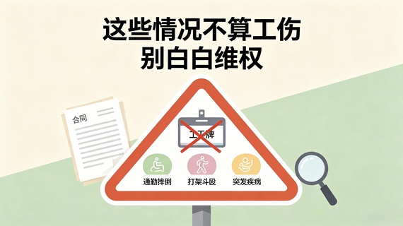 这些情况不算工伤，别白白维权