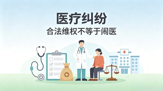 医疗纠纷不等于闹医，合法维权有流程