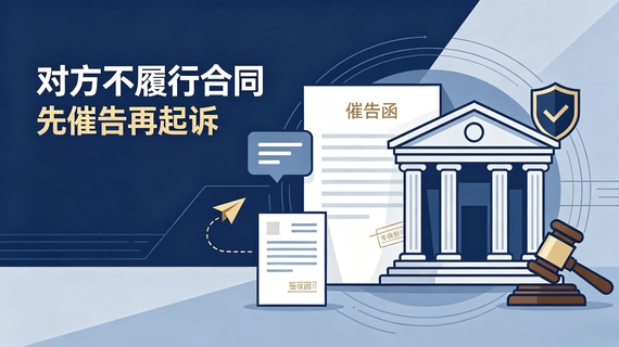 对方不履行合同，先催告还是直接起诉