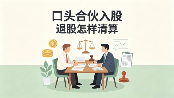 股东纠纷：口头合伙入股，退股如何清算