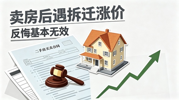 卖房后遇拆迁涨价，反悔基本无效