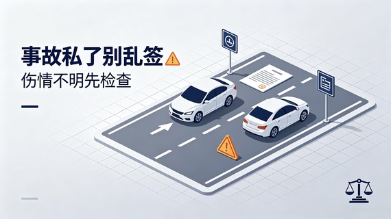 事故私了协议，签错很难再索赔