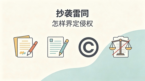 抄袭雷同，如何界定侵权