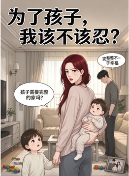 发现老公出轨，为了孩子该不该忍？法律视角理性分析