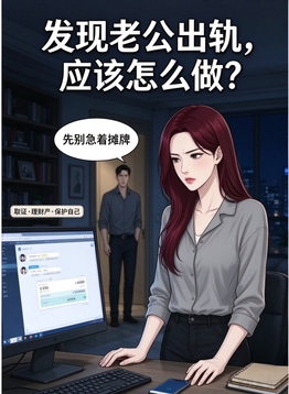 发现老公出轨，应该怎么做？法律人给你完整处理步骤
