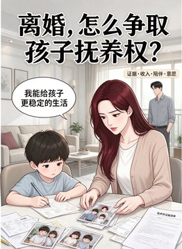 我想离婚，怎么争取孩子抚养权？完整法律操作指南