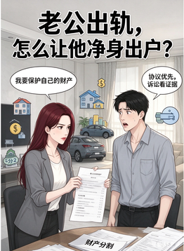 老公出轨，怎么让他净身出户？法律真相与可行方案